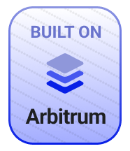 Built on Arbitrum Orbit badge